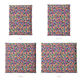 Pixel Mosaic Multicolor Vibrant Mockup Duvet Sizing