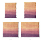 Imogen Watercolor Orange & Purple Ombre Mockup Duvet Sizing