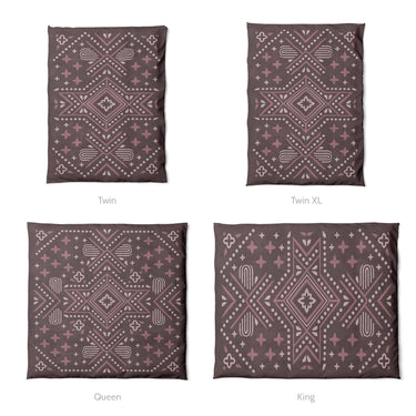 Durand Burgandy Mockup Duvet Sizing