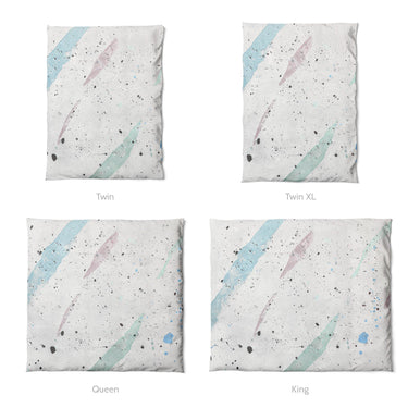 Stephanie Cool Splatter Mockup Duvet Sizing