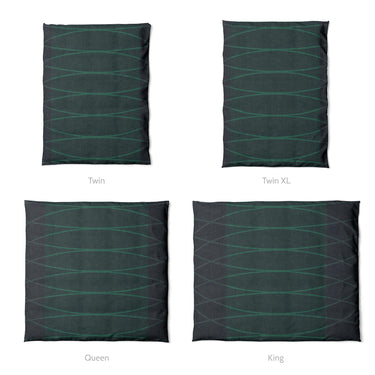 Kepler Navy & Teal Mockup Duvet Sizing