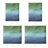 Micah Watercolor Blue & Green Mockup Duvet Sizing