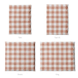 Buffalo Plaid Light Terracotta Mockup Duvet Sizing