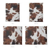 Cowhide Print Mockup Duvet Sizing