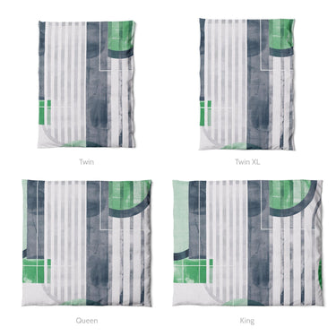 Gordian Green Mockup Duvet Sizing