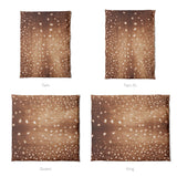Deer Hide Print Mockup Duvet Sizing