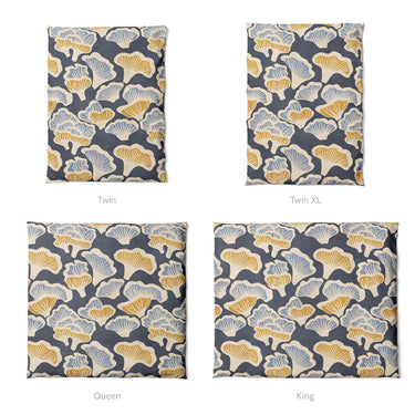 Oyster Mushrooms Mockup Duvet Sizing