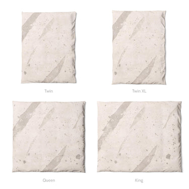 Stephanie Ivory Monotone Mockup Duvet Sizing