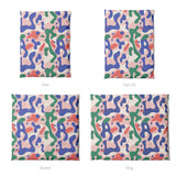 Concetta Pink Green & Purple Mockup Duvet Sizing