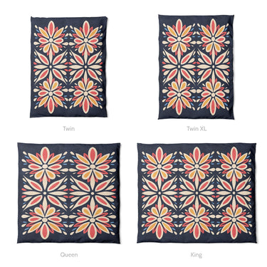 Jasmina Navy Multicolor Mockup Duvet Sizing