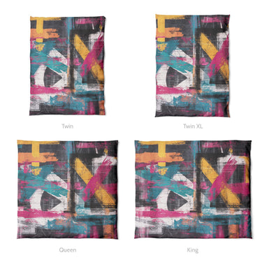 Xanther Multicolor Mockup Duvet Sizing