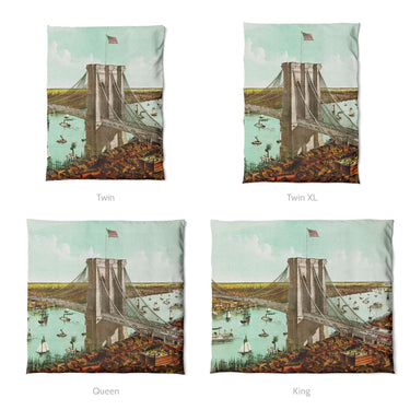 Brooklyn Bridge Mockup Duvet Sizing