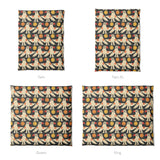 Tribal Birds Black Mockup Duvet Sizing