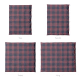 Buffalo Plaid Maroon & Navy Mockup Duvet Sizing