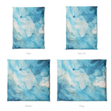 Zephyr Watercolor Azure Blue Mockup Duvet Sizing