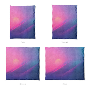 Siderays Blue & Pink Mockup Duvet Sizing