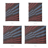 Prisma Maroon & Sky Mockup Duvet Sizing
