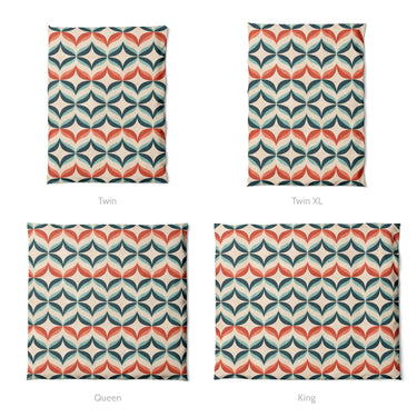 Jasper Blue & Red Mockup Duvet Sizing