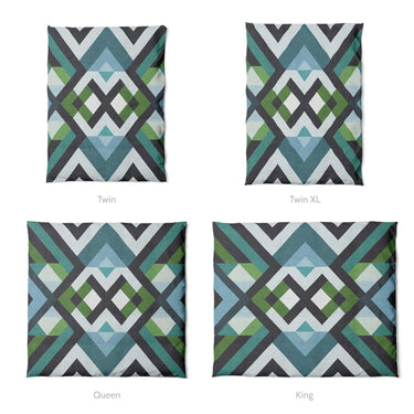 Sonora Blue & Green Mockup Duvet Sizing