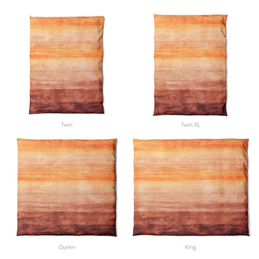Ruidoso Red & Orange Mockup Duvet Sizing