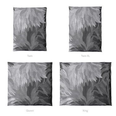 Dianthus Greyscale Mockup Duvet Sizing