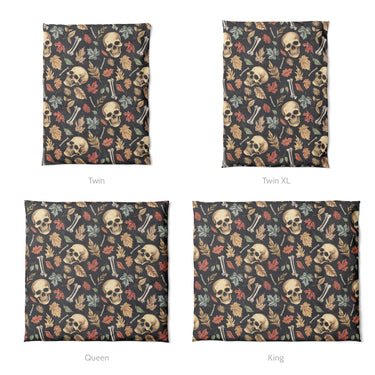Spooky Season Mockup Duvet Sizing