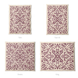 Floranna Ivory & Wine Mockup Duvet Sizing