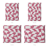 Twyla Checkered Fuchsia Mockup Duvet Sizing
