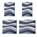 Sinuous Navy Monochrome Mockup Duvet Sizing