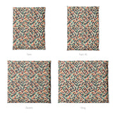 Pixel Mosaic Multicolor Earthtone Mockup Duvet Sizing