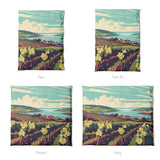 Finger Lakes Vineyard Mockup Duvet Sizing