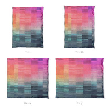 Harvey Multicolor Mockup Duvet Sizing