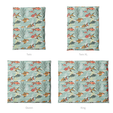 Fish Tank Mockup Duvet Sizing