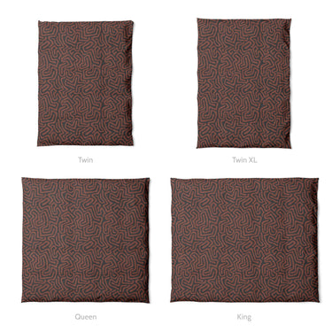 Kiva Coral Mockup Duvet Sizing