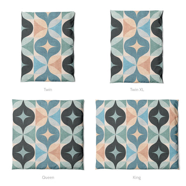 Maxine Seafoam & Peach Mockup Duvet Sizing
