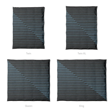 Euclid Black & Slate Mockup Duvet Sizing
