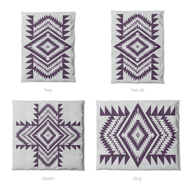 Reyno Eggplant & Stone Mockup Duvet Sizing
