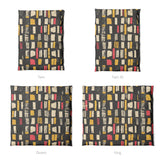 Milo Black Red & Yellow Mockup Duvet Sizing