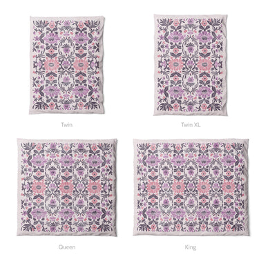 Corriana Pink & Purple Mockup Duvet Sizing