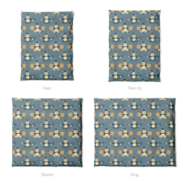 Musical Chimps Mockup Duvet Sizing