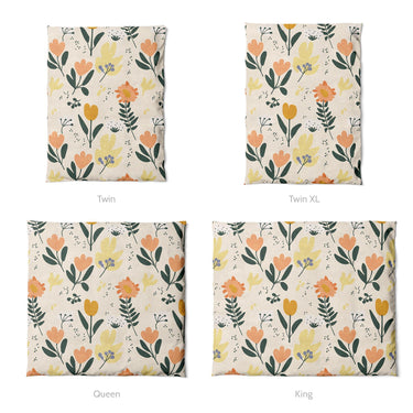 Milana Ivory Gold Mockup Duvet Sizing