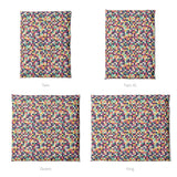 Pixel Mosaic Multicolor Midtone Mockup Duvet Sizing