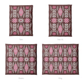 Topanga Burgandy & Pink Mockup Duvet Sizing