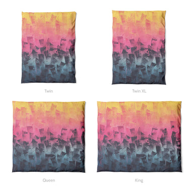 Caspian Multicolor Mockup Duvet Sizing