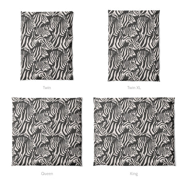Dazzle of Zebras Mockup Duvet Sizing