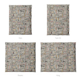 Atticus Multicolor Crosshatch Mockup Duvet Sizing