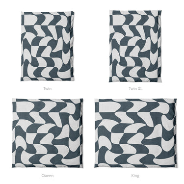 Twyla Checkered Navy Mockup Duvet Sizing