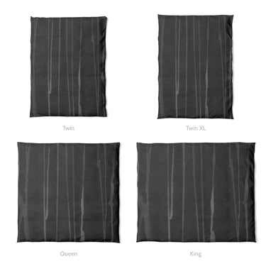 Felix Bleach Dye Vintage Black Mockup Duvet Sizing