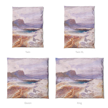 Yellowstone Great Blue Springs Mockup Duvet Sizing
