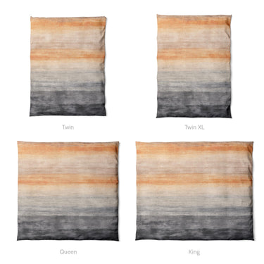 Ruidoso Navy & Burnt Orange Mockup Duvet Sizing
